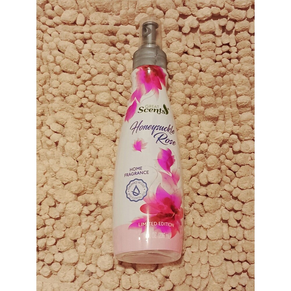 HONEYSUCKLE ROSE HOME FRAGRANCE NON AEROSOL AIR FRESHENER SPRAY 8 Ozs